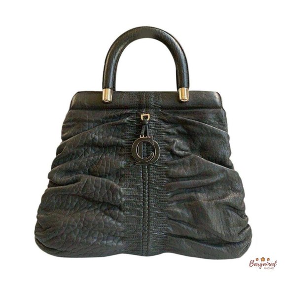 Authentic CHRISTIAN DIOR Ruched Karenina Bag